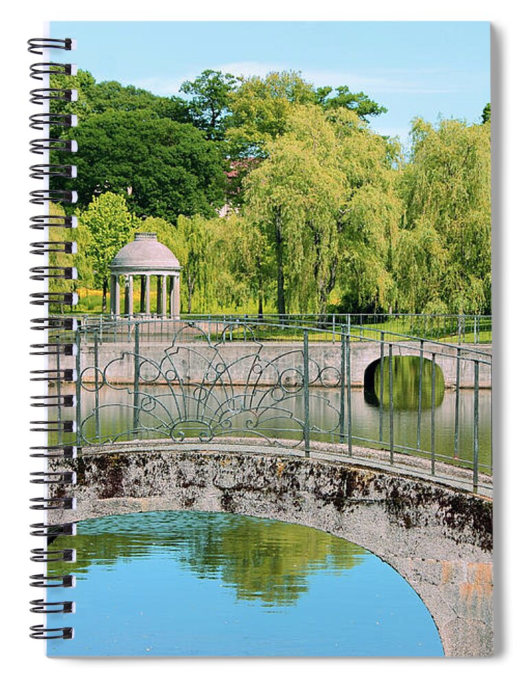 Larz Anderson Park Spiral Notebook featuring the photograph Larz Anderson Park by Jeff Heimlich