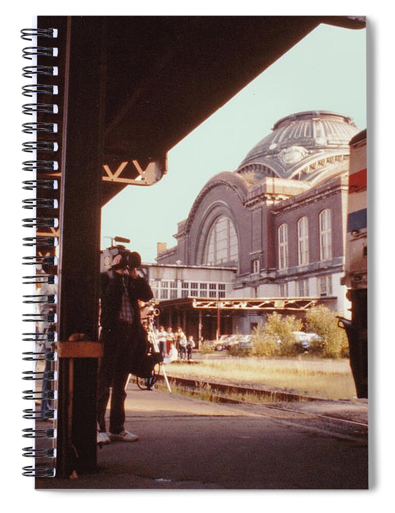 Brad Brailsford Spiral Notebook featuring the photograph Last Train by Brad Brailsford