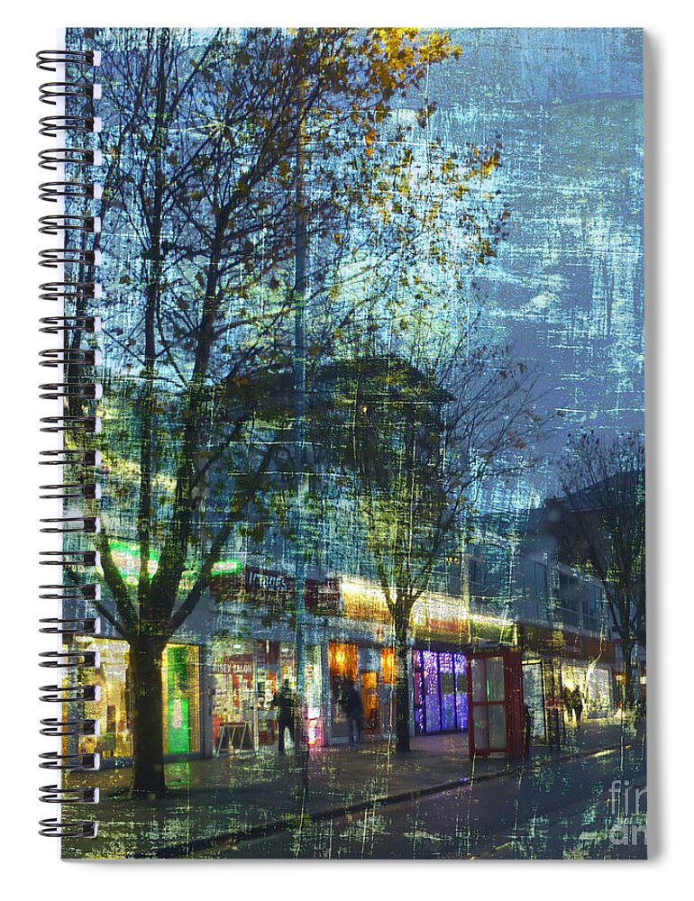 Afternoon Spiral Notebook featuring the photograph Late Afternoon in Autumn by LemonArt Photography