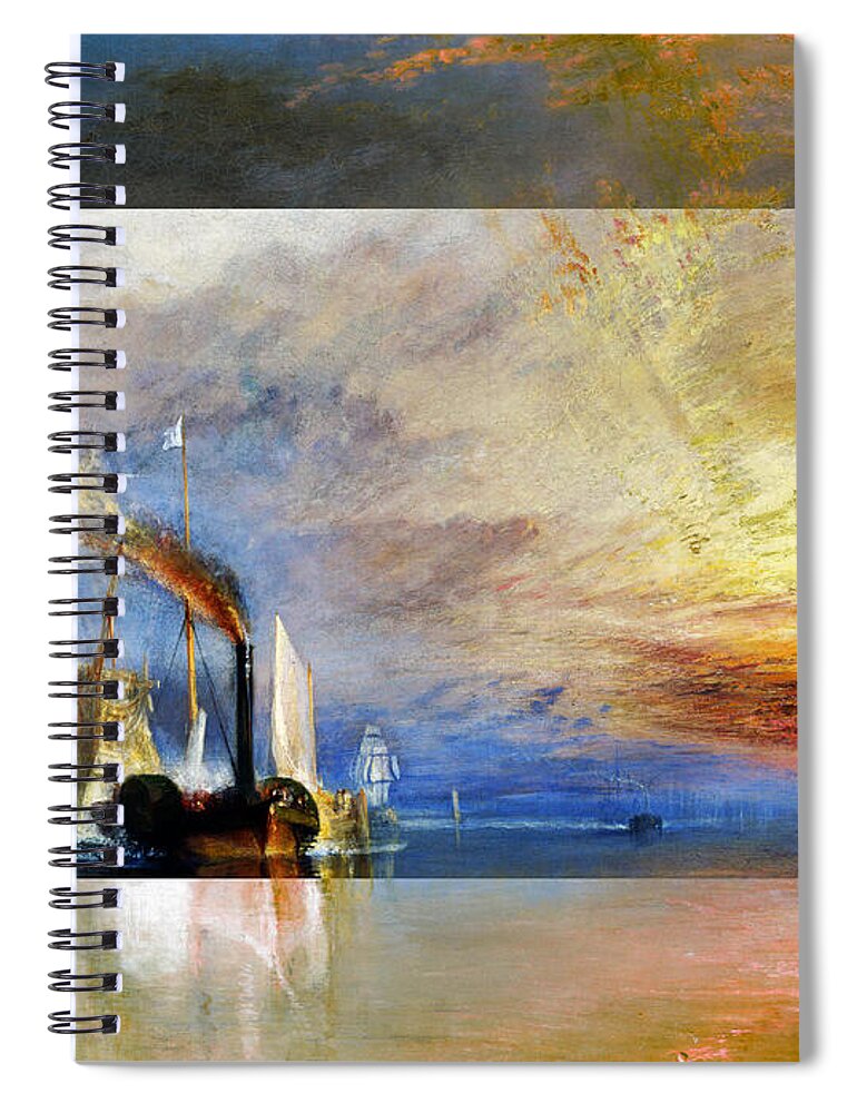 Abstract In The Living Room Spiral Notebook featuring the digital art Layered 10 Turner by David Bridburg