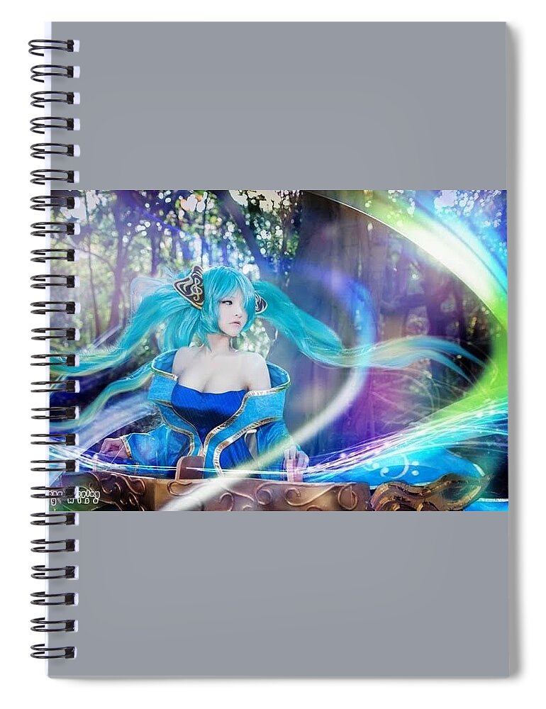 League Of Legends Spiral Notebook featuring the photograph League Of Legends by Mariel Mcmeeking