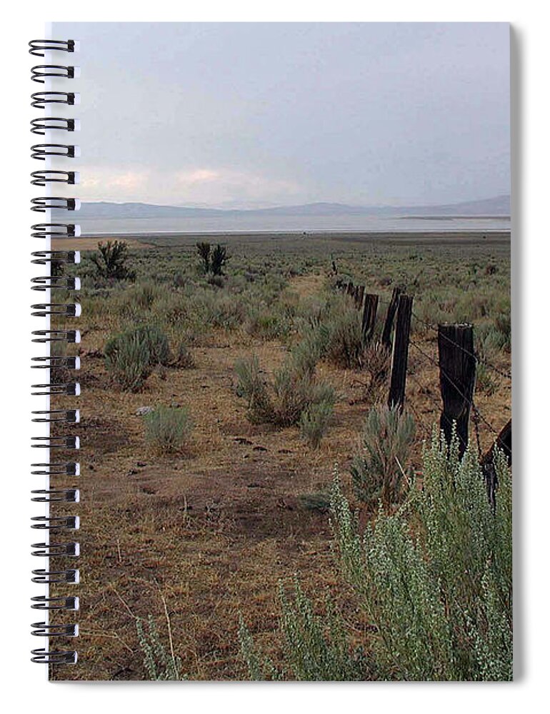 Nevada Spiral Notebook featuring the photograph Leaving Reno by DArcy Evans