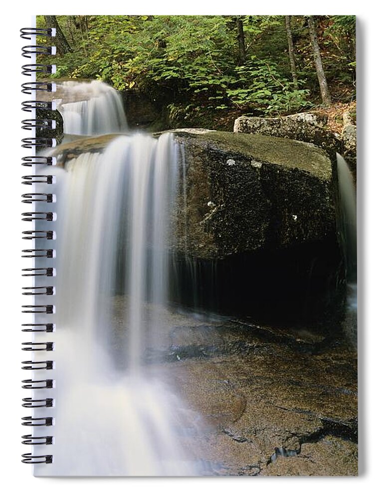 Wilderness Spiral Notebook featuring the photograph Ledge Brook - White Mountains New Hampshire USA by Erin Paul Donovan