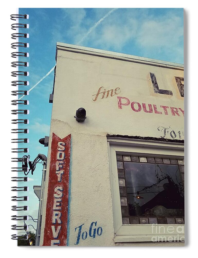 Leon's Spiral Notebook featuring the photograph Leon's by Amy Regenbogen