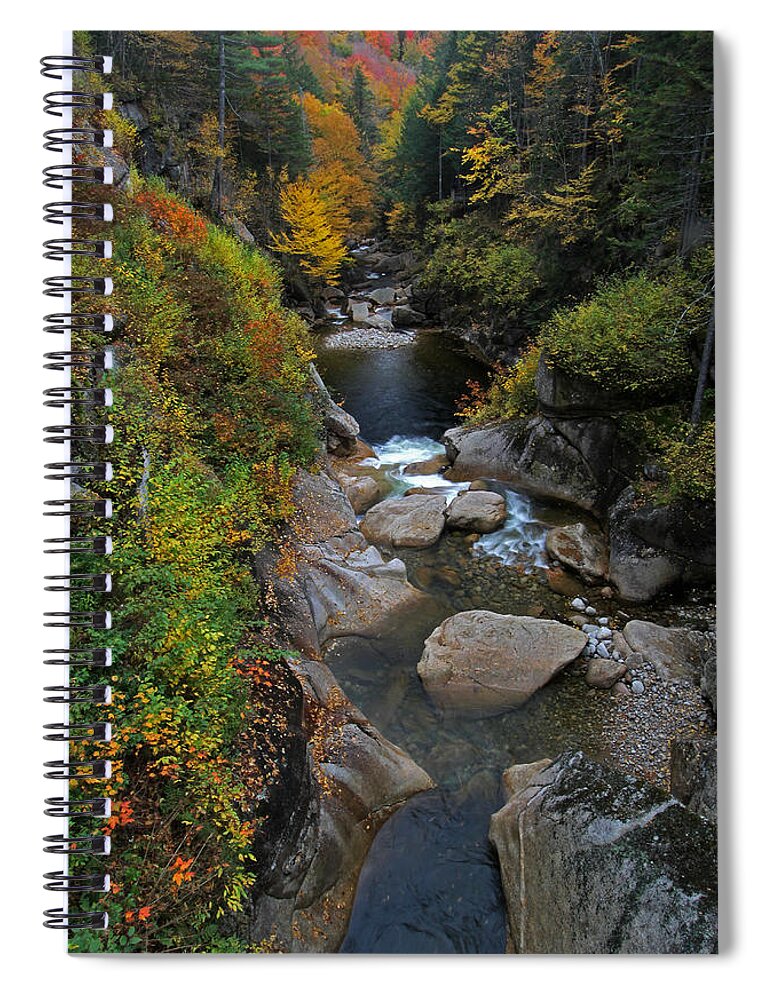 Liberty Gorge Spiral Notebook featuring the photograph Liberty Gorge by Juergen Roth