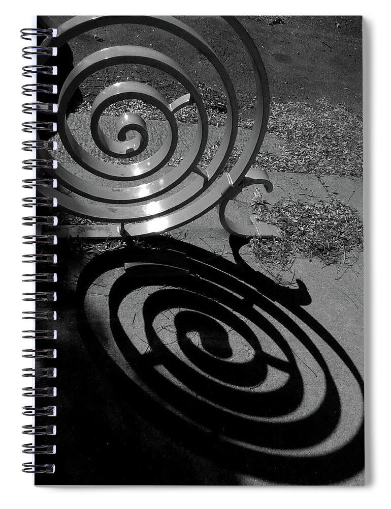 Bike Spiral Notebook featuring the photograph Life Cycles by Vincent Green
