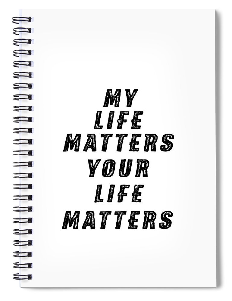 Life Spiral Notebook featuring the photograph Life Matters by Judy Hall-Folde