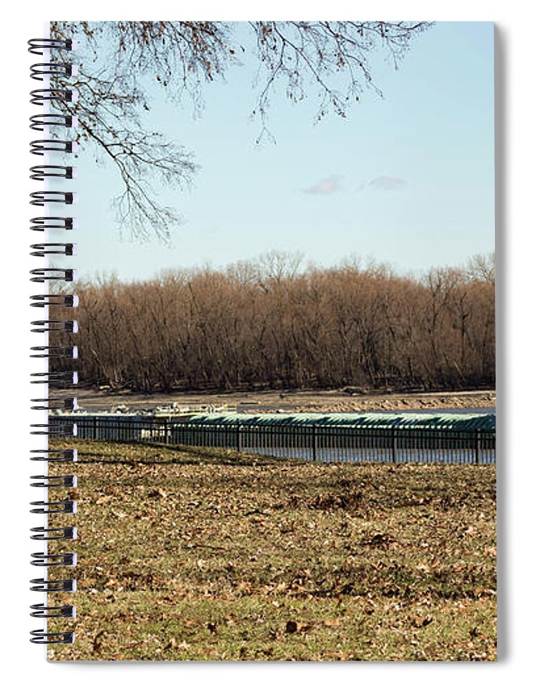 Mississippi River Spiral Notebook featuring the photograph Life on the Mississippi by Holly Ross