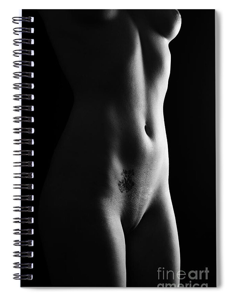 Artistic Spiral Notebook featuring the photograph Light in Trance by Robert WK Clark