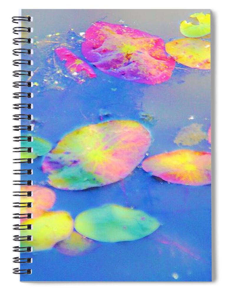 Lilly Pads Spiral Notebook featuring the photograph Lighten up by Merle Grenz