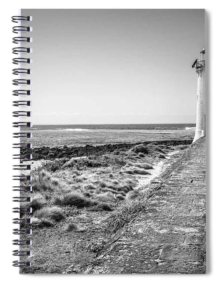 Australia Spiral Notebook featuring the photograph Lighthouse Morning by Perry Webster