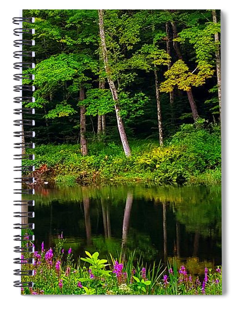 Landscape Spiral Notebook featuring the photograph Like A Fairy Tale by Dani McEvoy
