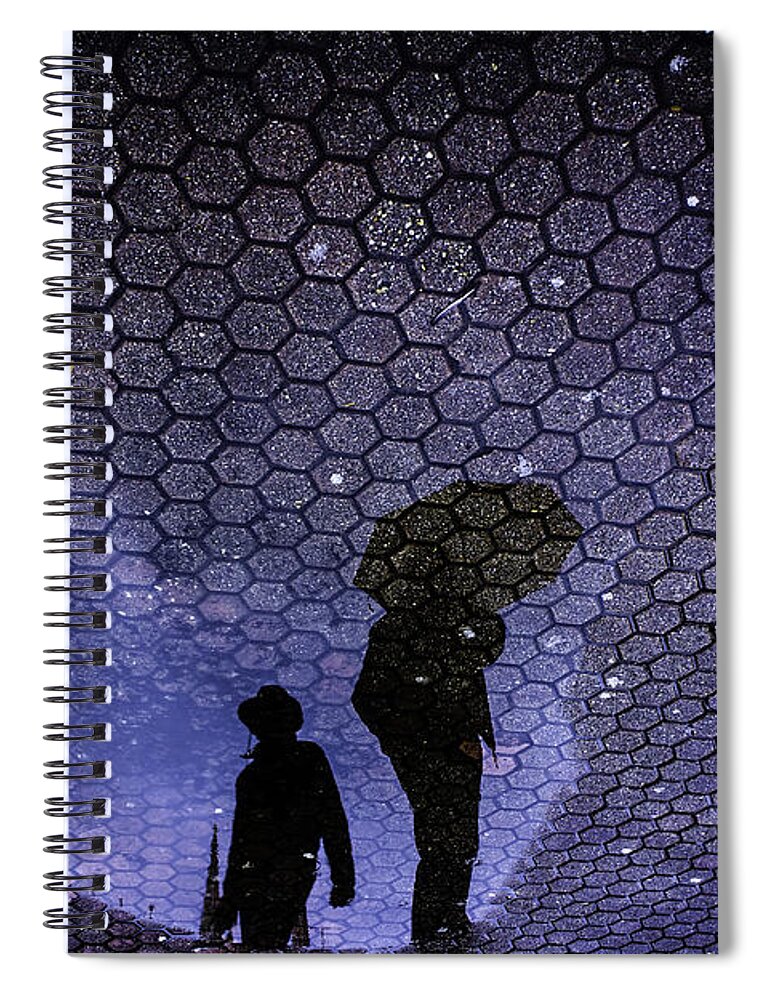 Spiral Notebook featuring the photograph Like Tunel by Mache Del Campo