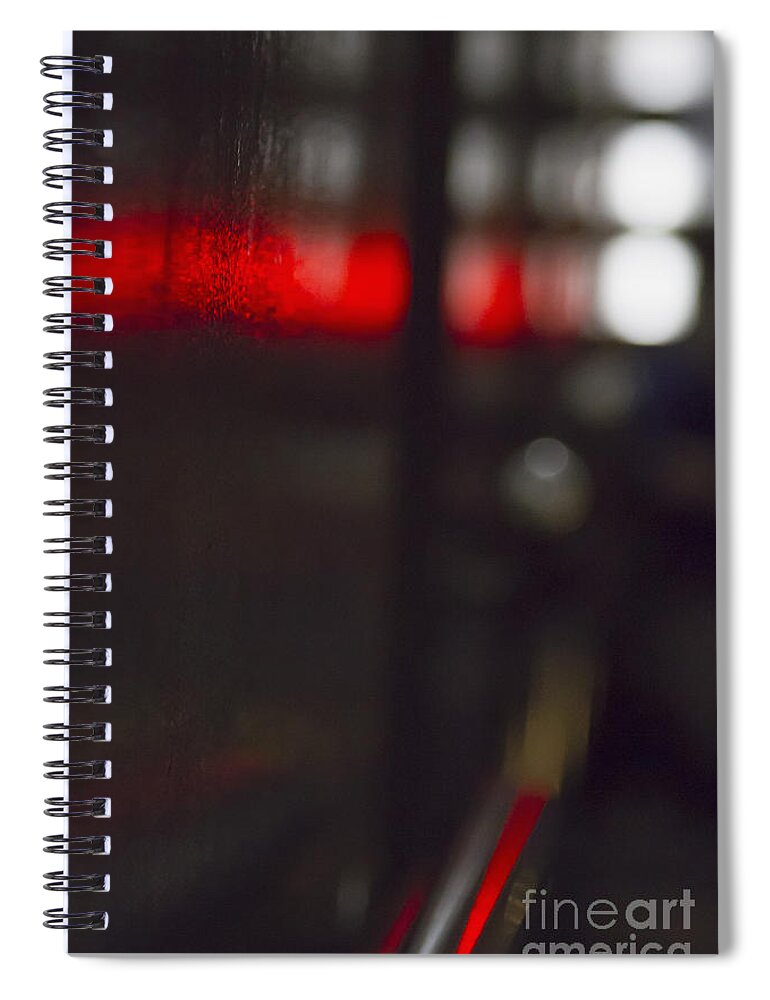 Abstract Spiral Notebook featuring the photograph Lines and Dots by Margie Hurwich
