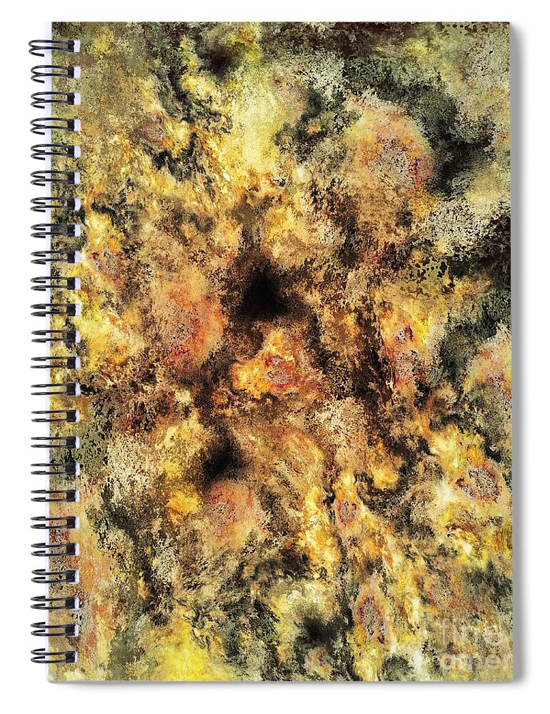 Skies Spiral Notebook featuring the digital art Listen to the sky by Keith Mills