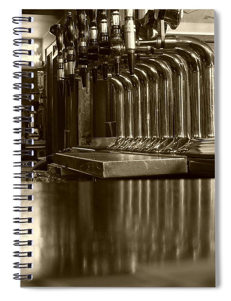 Bar Room Spiral Notebook featuring the photograph Jazz in Kilkenny by Rosanne Licciardi