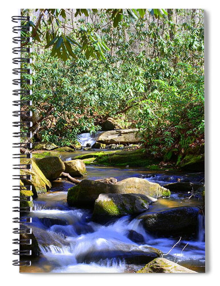 Little Gap Creek 2 Spiral Notebook featuring the photograph Little Gap Creek 2 by Lisa Wooten