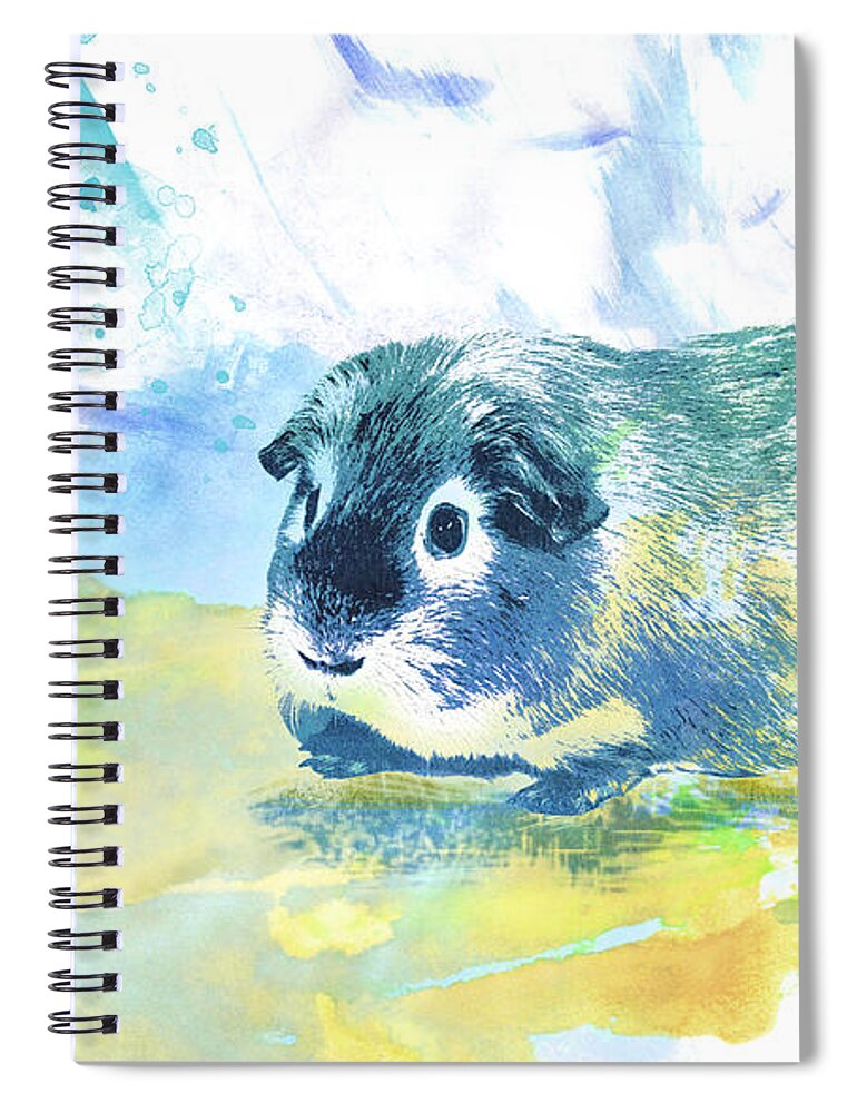 Photo Spiral Notebook featuring the digital art Little Lady Gwilwilith by Jutta Maria Pusl