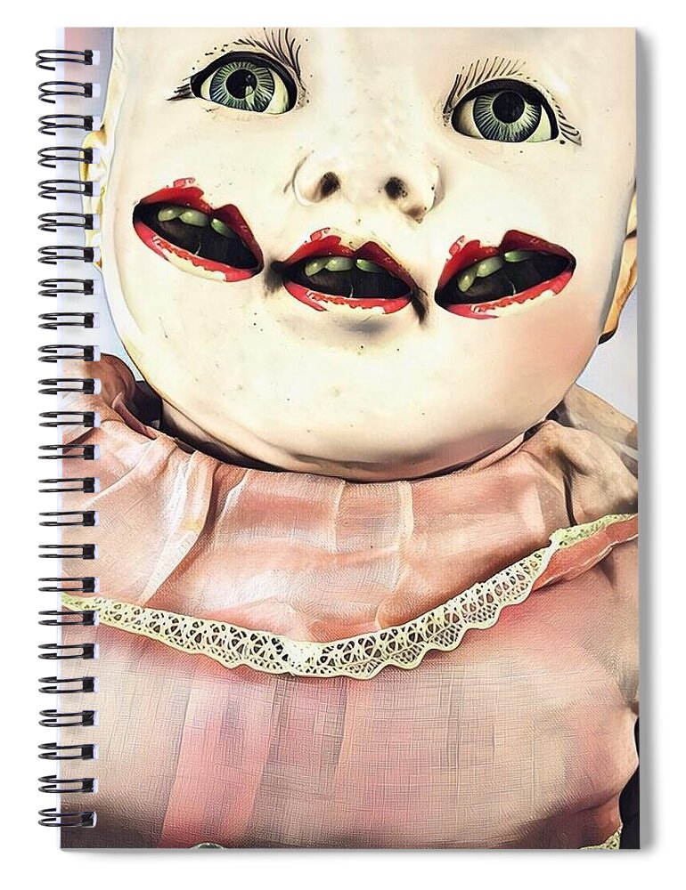 Monster Spiral Notebook featuring the photograph Little Monster by Subject Dolly