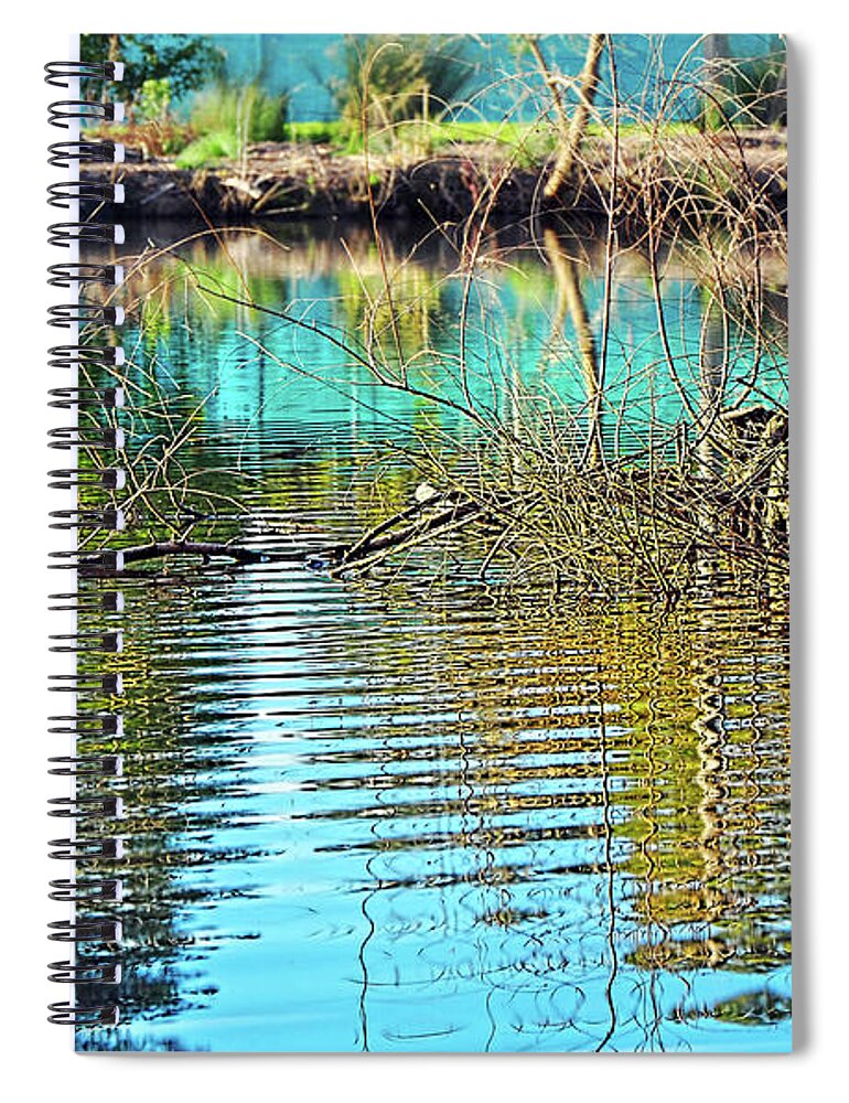 Little Ripples Spiral Notebook featuring the photograph Little Ripples by Kaye Menner by Kaye Menner