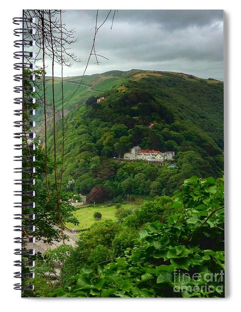 Lynton Spiral Notebook featuring the photograph Little Switzerland 2 by Joan-Violet Stretch