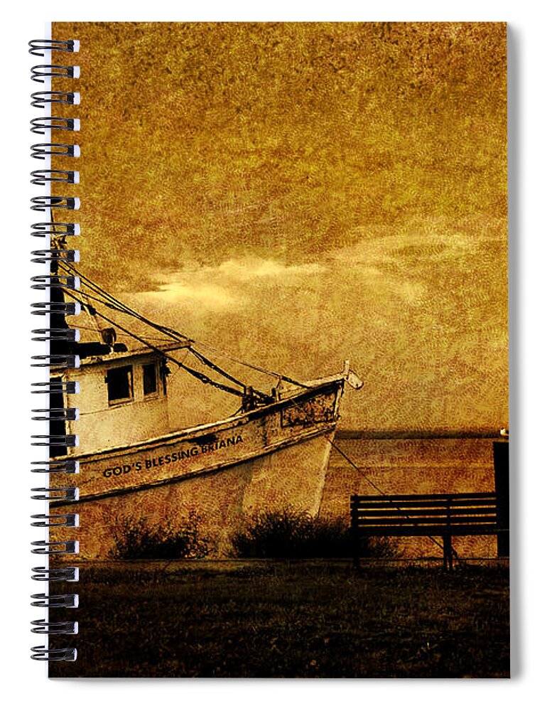 Nautical Spiral Notebook featuring the photograph Living in the past by Susanne Van Hulst