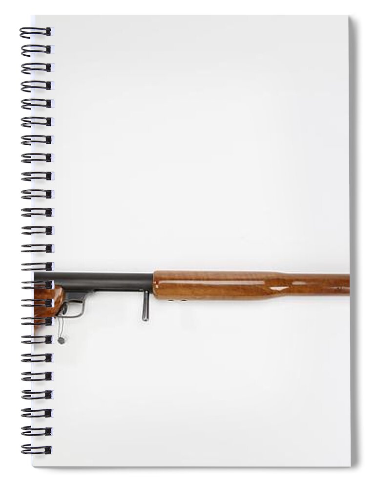 Ljutic Space Rifle Spiral Notebook featuring the digital art Ljutic Space Rifle by Maye Loeser