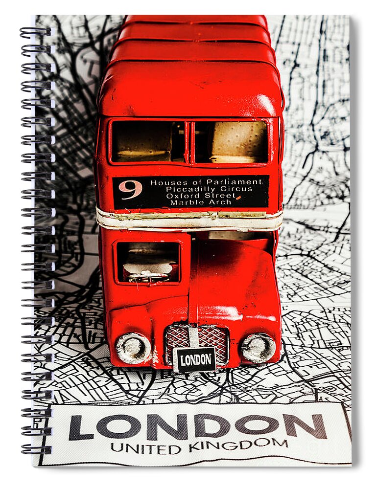 London Spiral Notebook featuring the photograph London Tours by Jorgo Photography