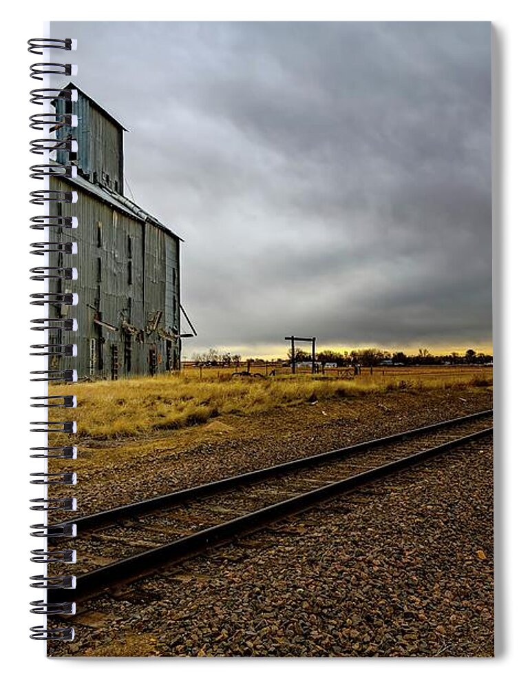 Jon Burch Spiral Notebook featuring the photograph Lonesome Road by Jon Burch Photography