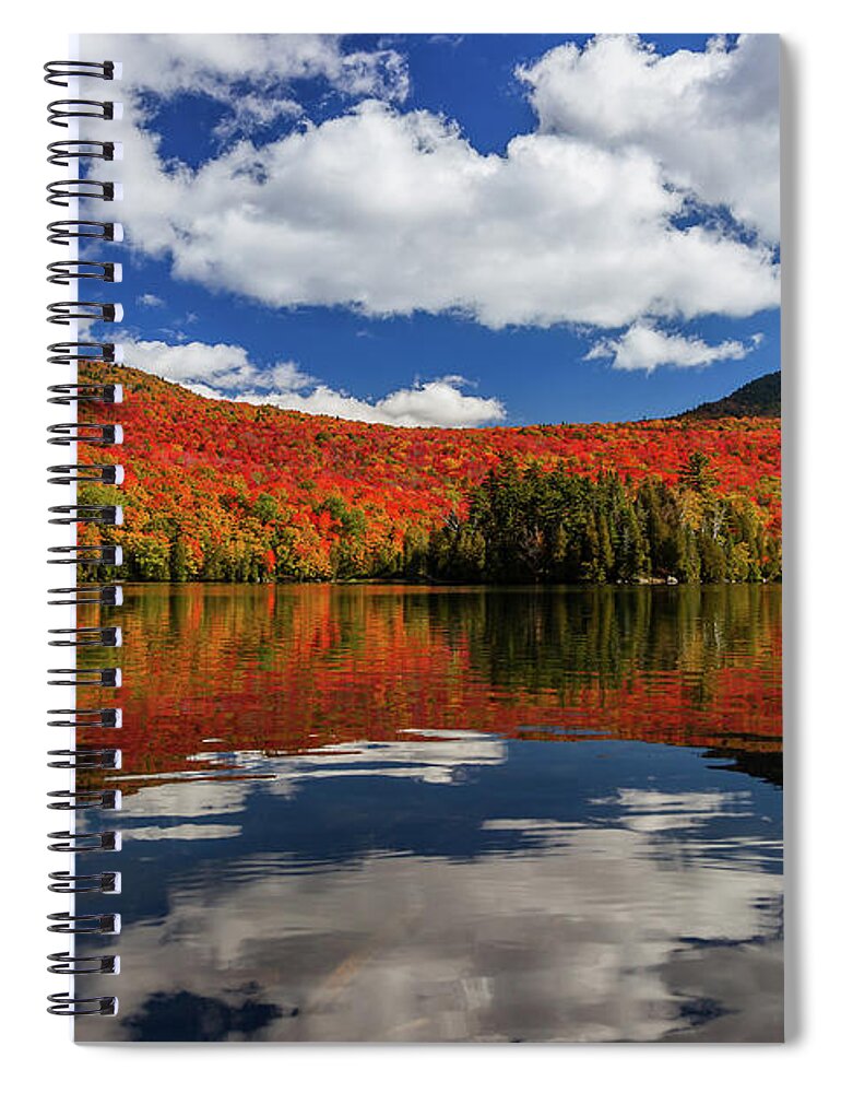 Vermont Spiral Notebook featuring the photograph Long Pond and Clouds by Tim Kirchoff