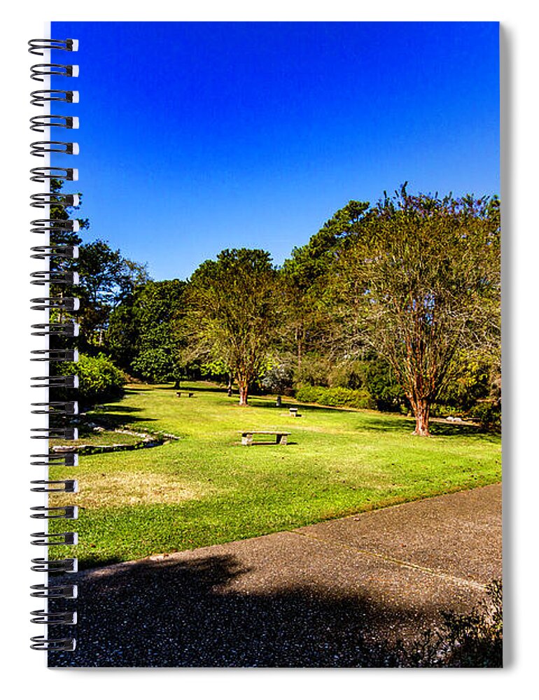 New Spiral Notebook featuring the photograph Long Walk by Ken Frischkorn