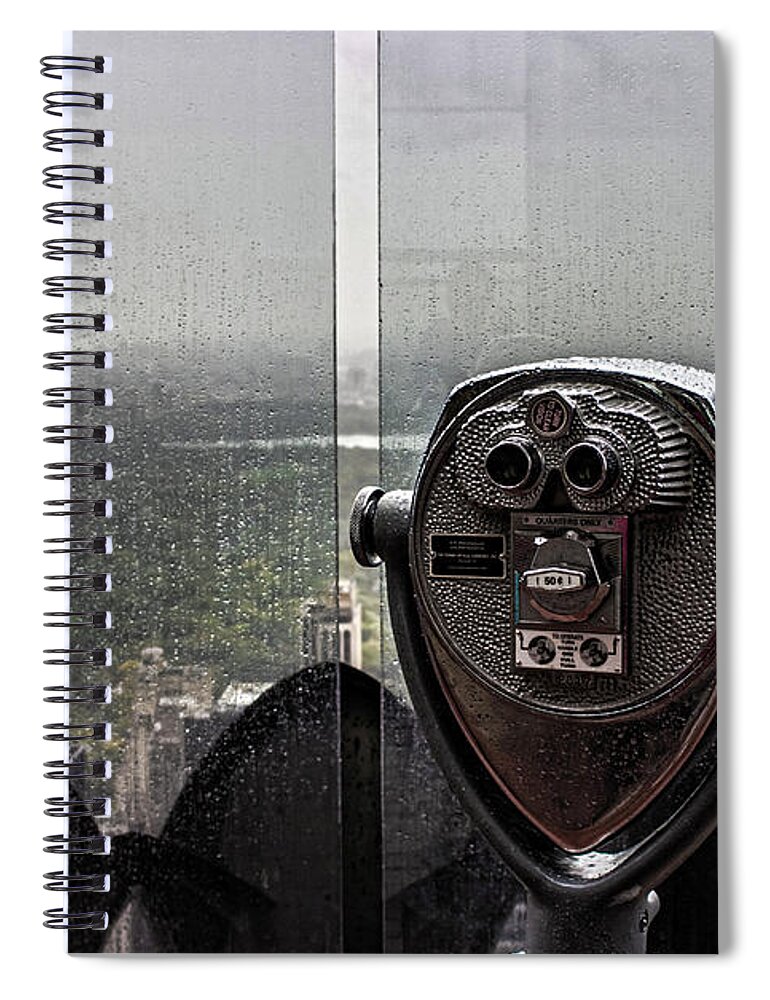 Nyc Spiral Notebook featuring the photograph Looking out over Central Park by Martin Newman