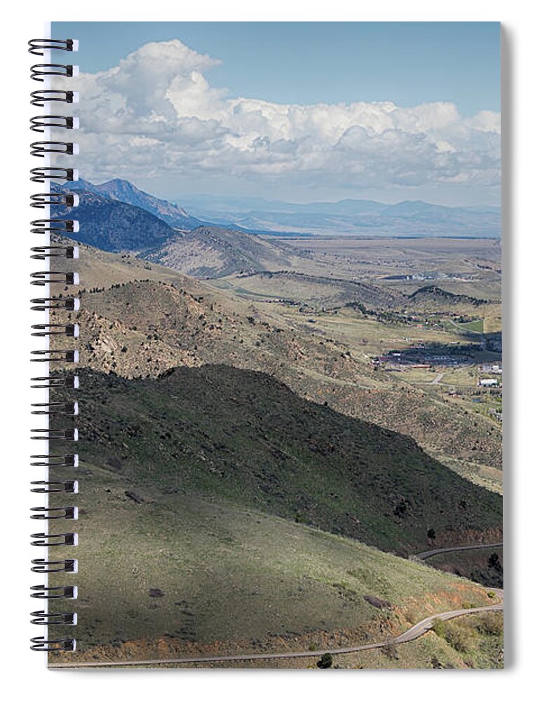 Lookout Mountain Spiral Notebook featuring the photograph Lookout Mountain by Susan Rissi Tregoning