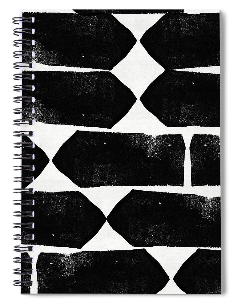 Modern Spiral Notebook featuring the painting Lost and Found- Art by Linda Woods by Linda Woods