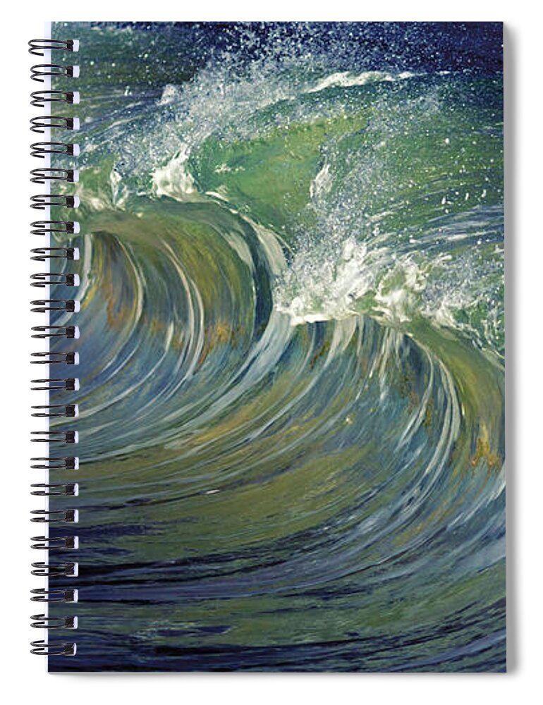 Yellow Spiral Notebook featuring the photograph Lost Heartbeat by Stelios Kleanthous