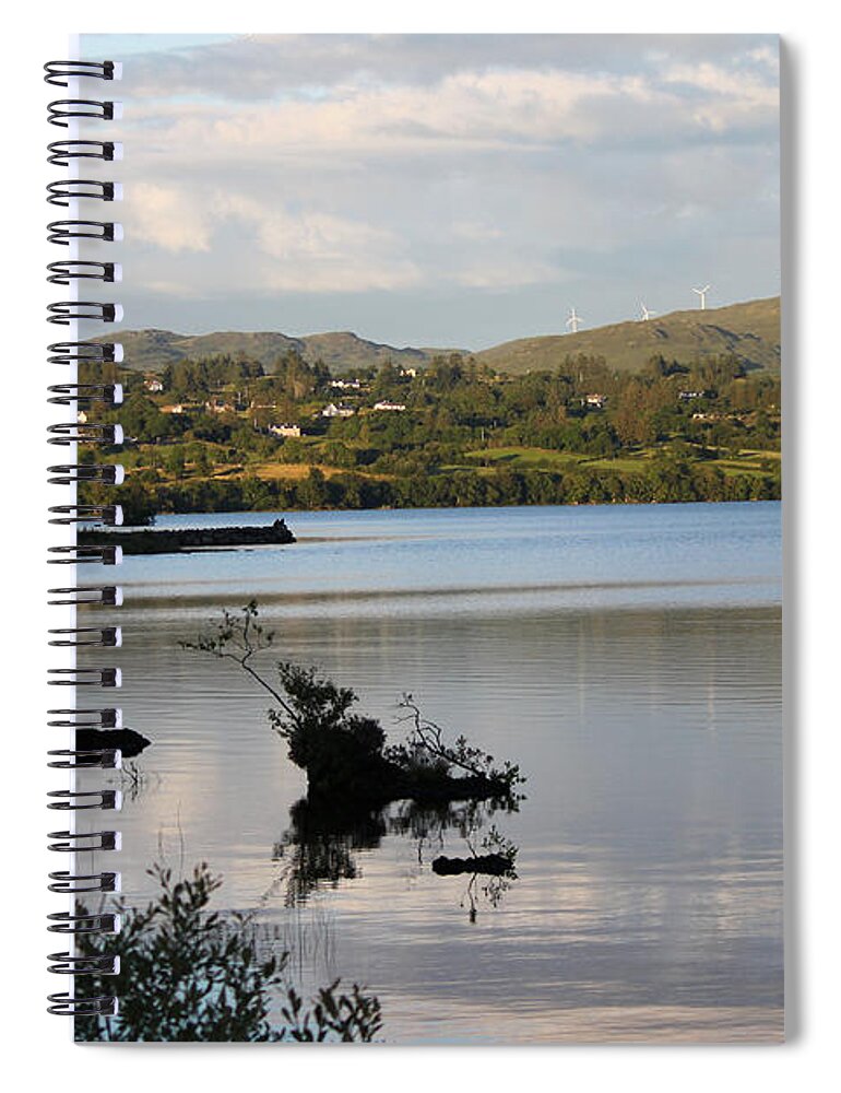 Lough Eske Spiral Notebook featuring the photograph Lough Eske 4251 by John Moyer