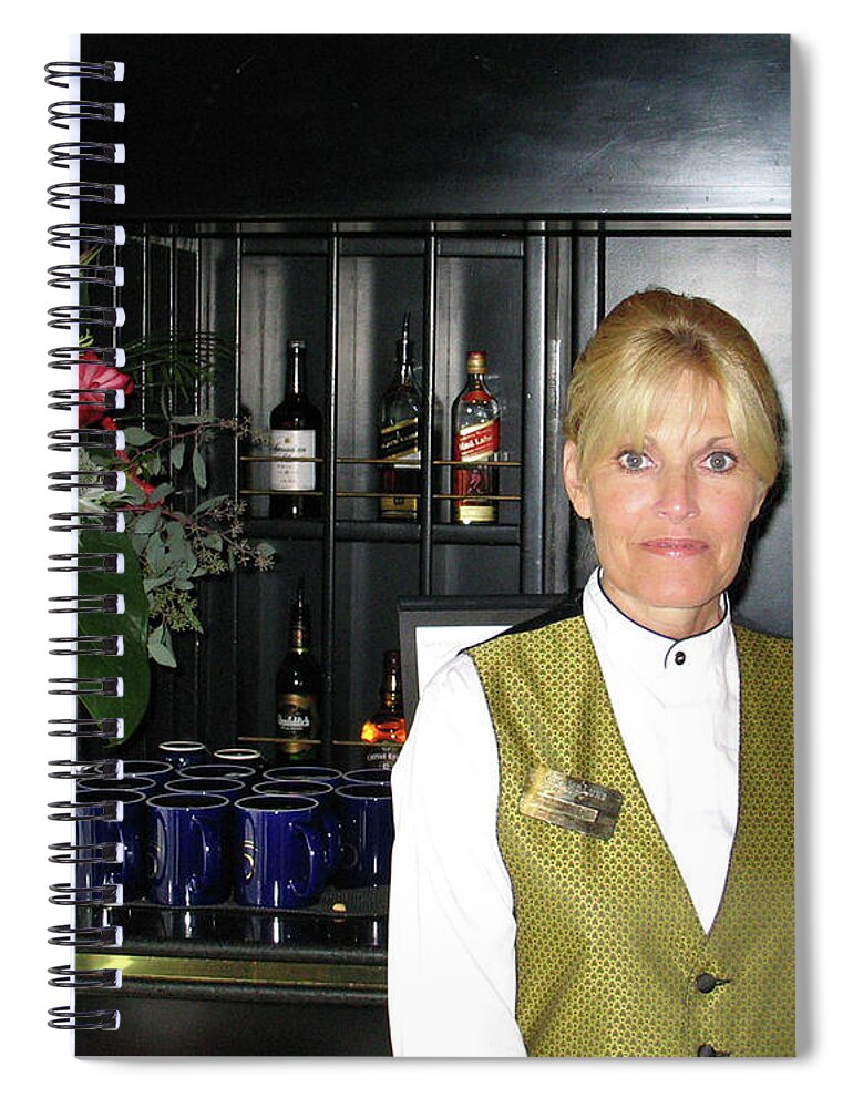 Brad Brailsford Spiral Notebook featuring the photograph Lounge by Brad Brailsford