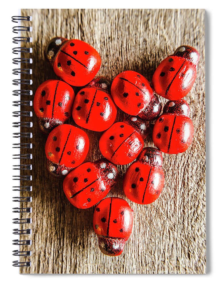 Insect Spiral Notebook featuring the photograph Love bug by Jorgo Photography