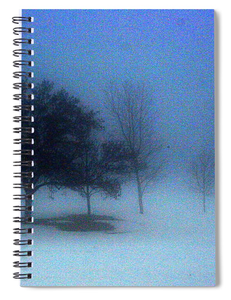 Landscape Spiral Notebook featuring the photograph Love me in the mist by Julie Lueders 