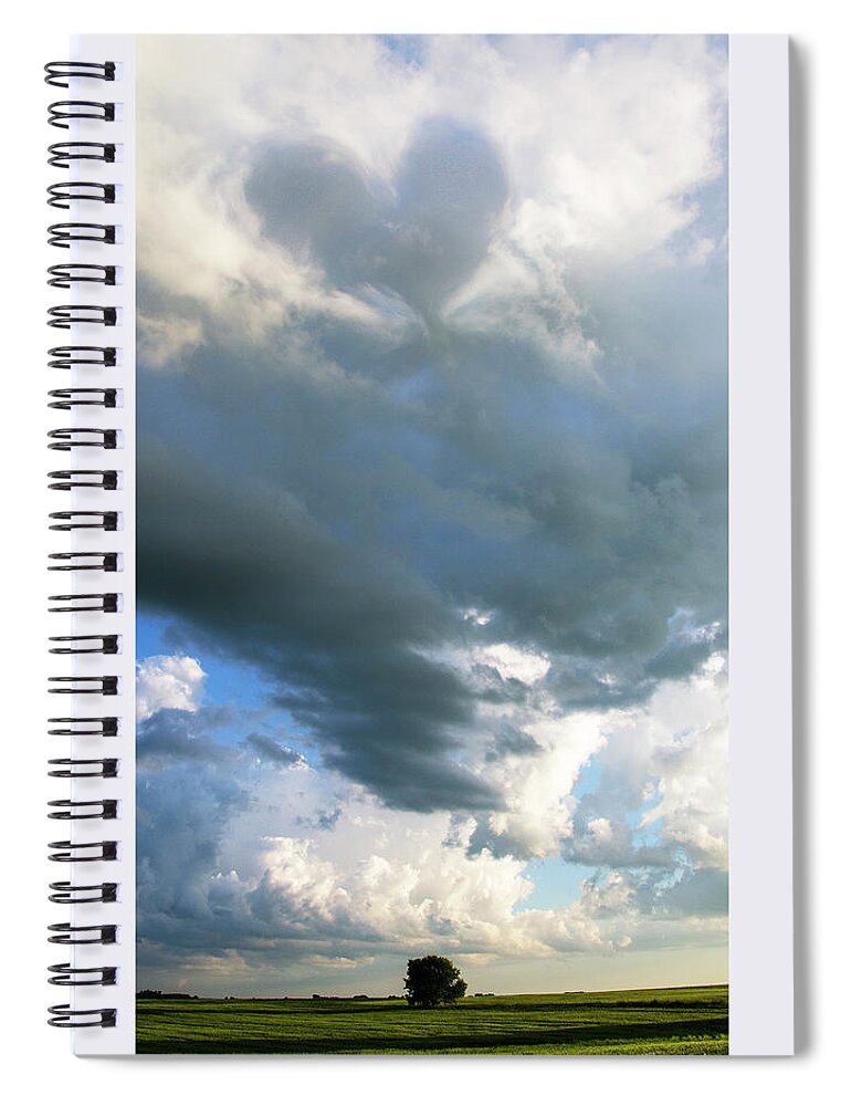  Spiral Notebook featuring the photograph Love by Sandra Parlow