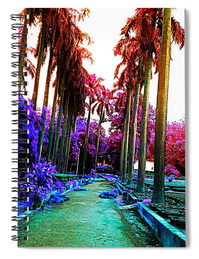 Lovely Spiral Notebook featuring the photograph Lovely spot by Nilu Mishra