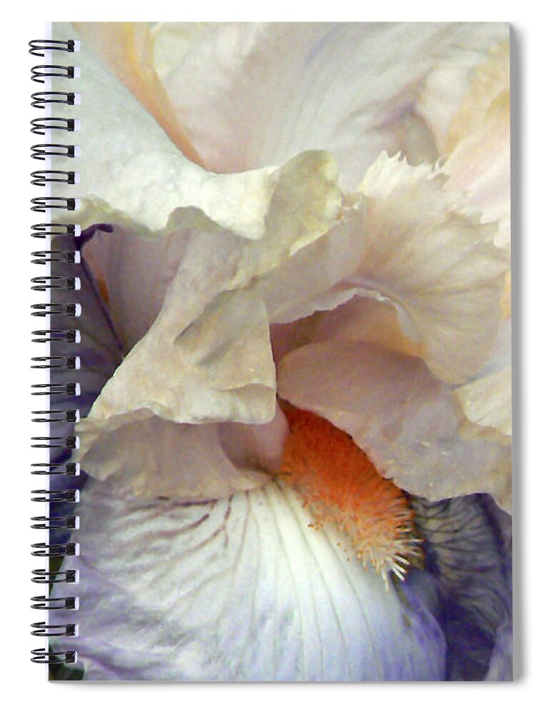 Iris Spiral Notebook featuring the photograph Lovingly by Pamela Patch
