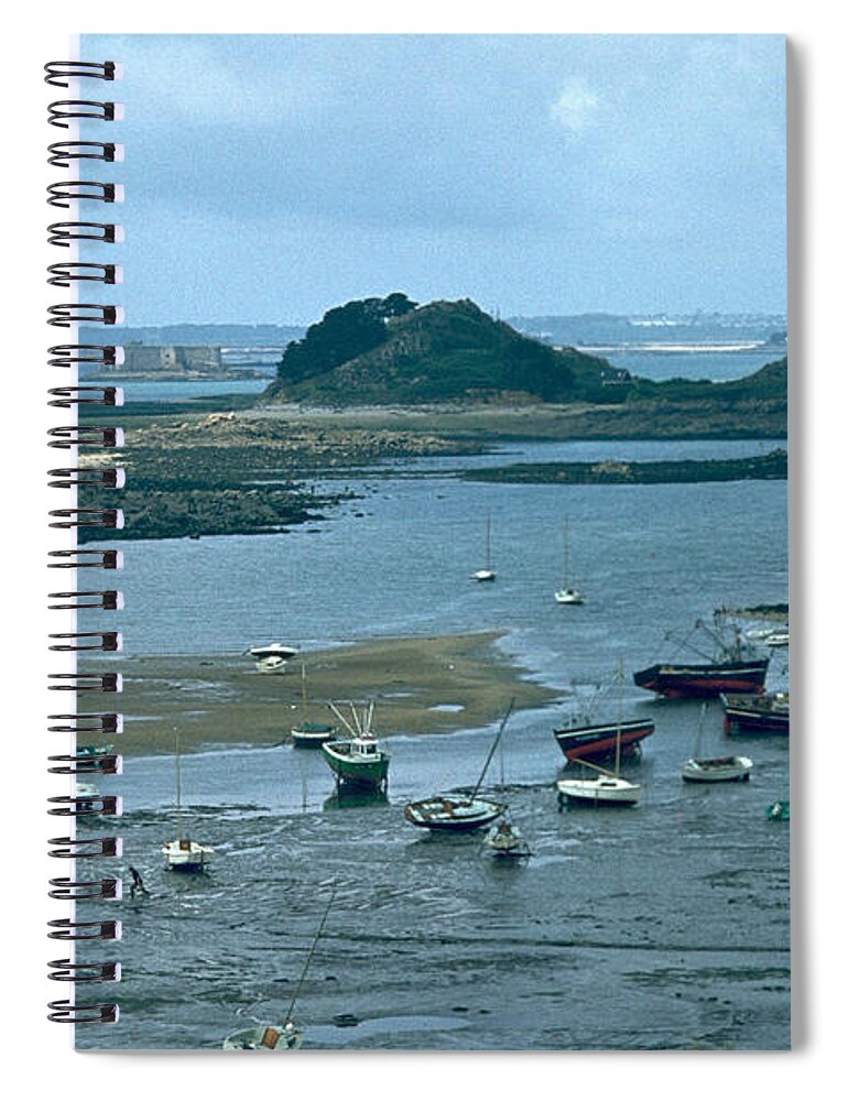 Low Tide Spiral Notebook featuring the photograph Low tide by Flavia Westerwelle