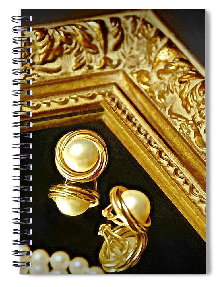 Jewels Spiral Notebook featuring the photograph Luster by Diana Angstadt