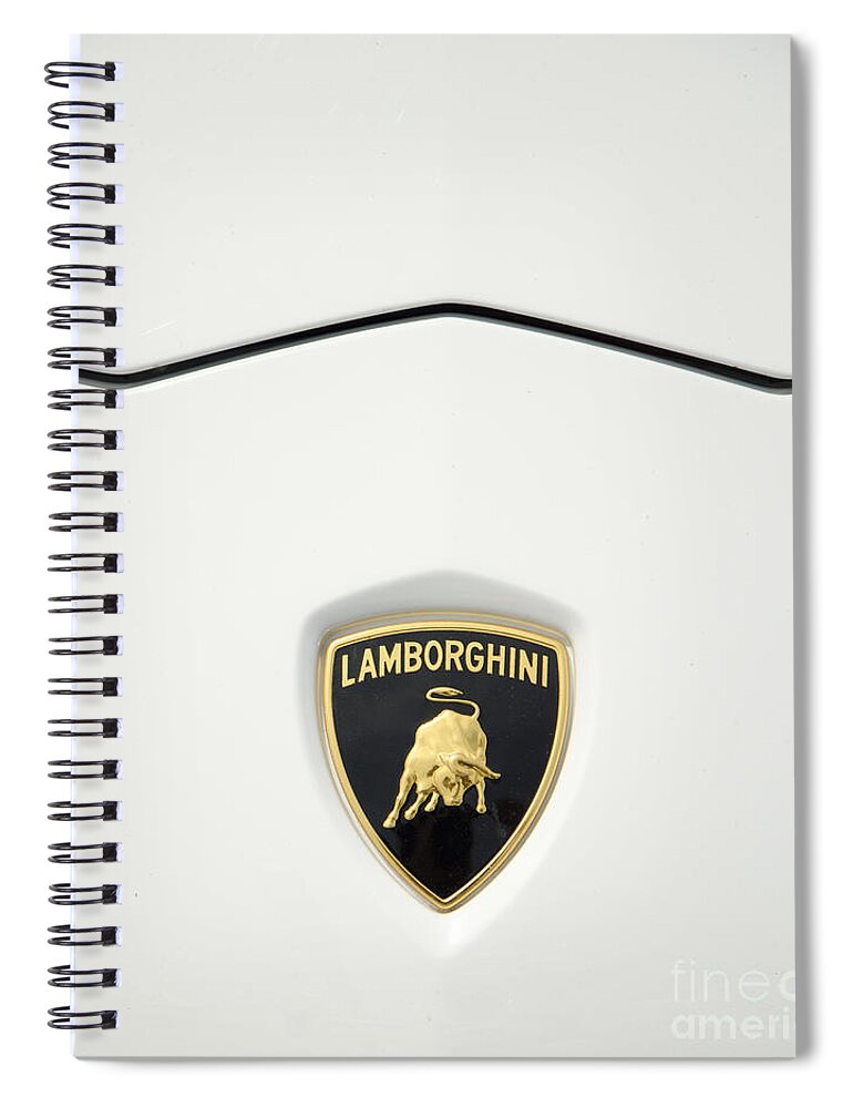 Lamborghini Spiral Notebook featuring the photograph Luxury in Marbella by Perry Van Munster