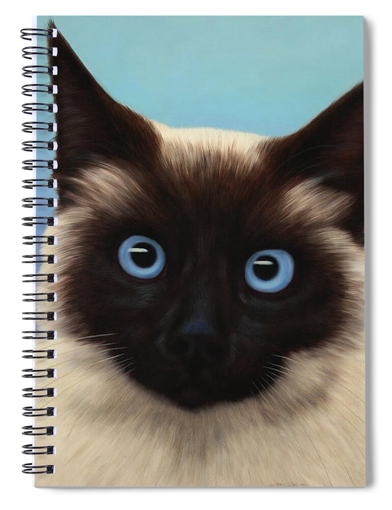 #faatoppicks Spiral Notebook featuring the painting Machka 2001 by James W Johnson