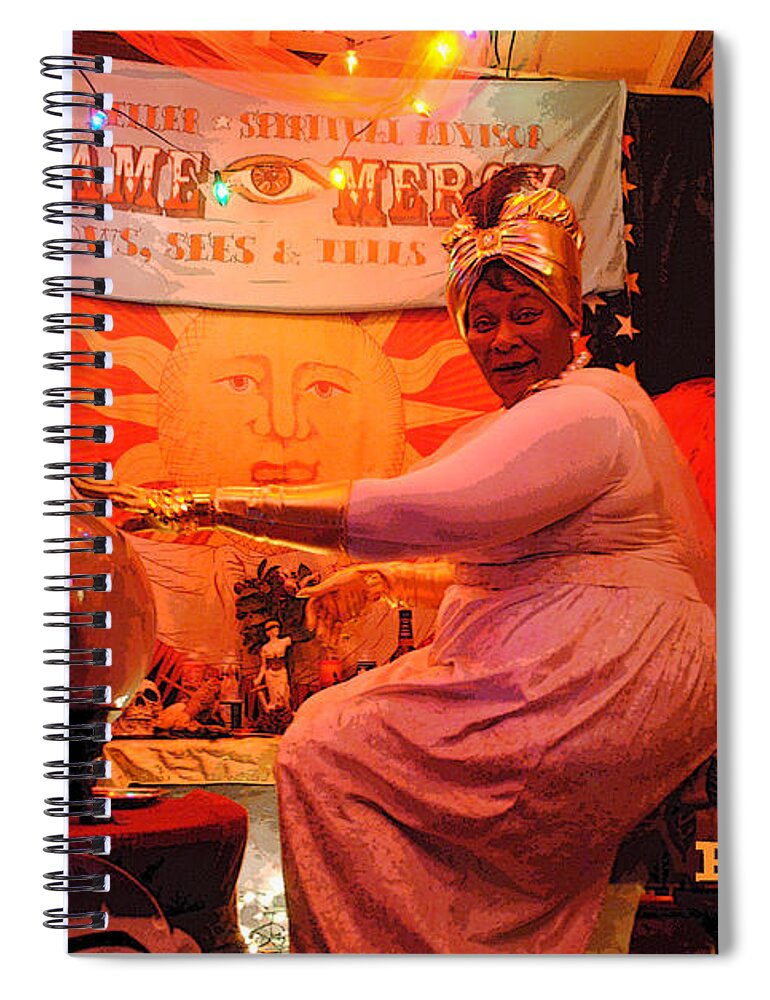 Madam Mercy Spiral Notebook featuring the photograph Madam Mercy by Patricia Arroyo