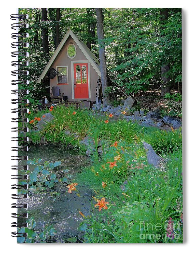 Garden Spiral Notebook featuring the photograph Magic Garden by Susan Carella