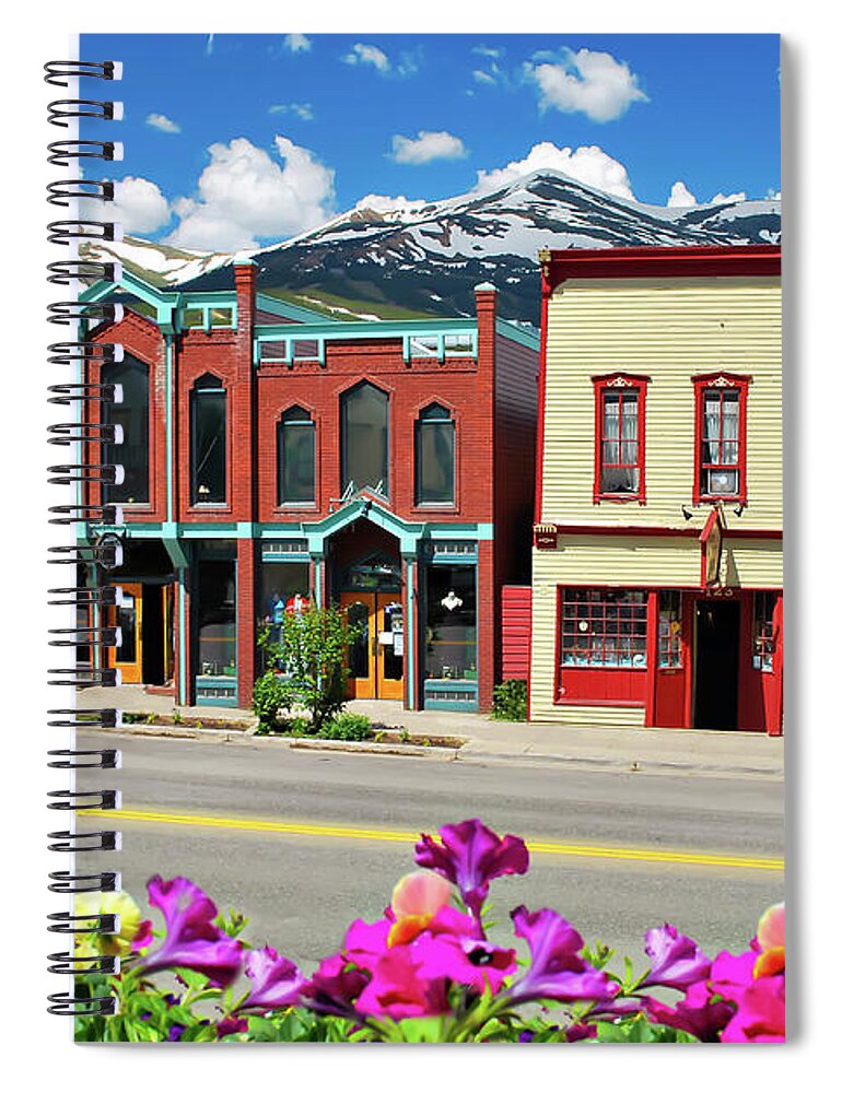 America Spiral Notebook featuring the photograph Main Street - Breckenridge Colorado by Gregory Ballos