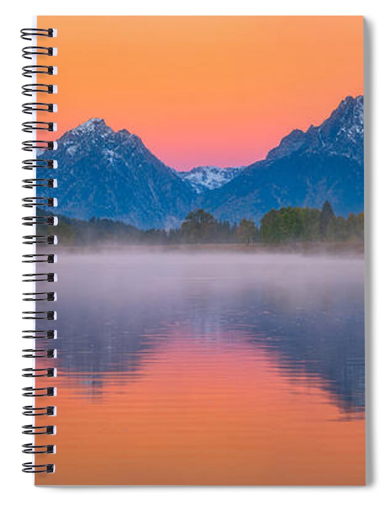 Sunrise Spiral Notebook featuring the photograph Majestic Morning Views by Darren White